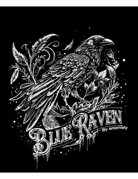 Sweat Gothique Corbeau Bleu Blue Raven By Anomaly Sweat Gothique Corbeau Bleu Blue Raven By Anomaly