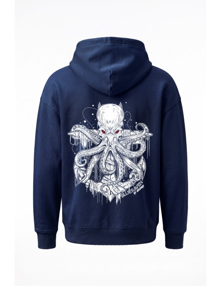 Sweat Viking Kraken Navy Blue Blue Raven By Anomaly