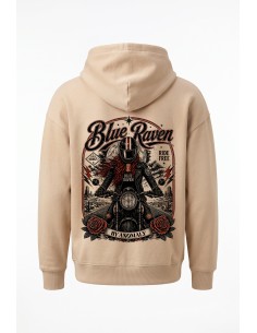 Sweat Alternatif Moto Vintage Beige