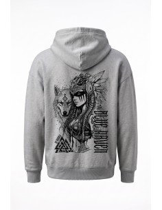 Sweat Viking Daughter of Valhalla Gris